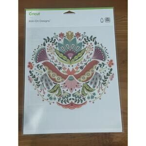 Cricut Iron-On Designs Bohemian Boho Chic Flowers Floral New NIP